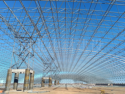 内蒙钢结构网架储煤棚